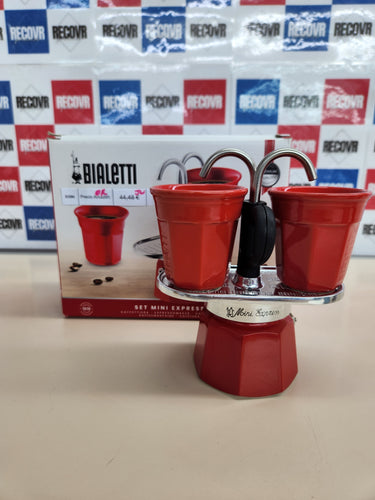 Cafetera 2 Tazas (90 Ml) + 2 Tazas Bialetti